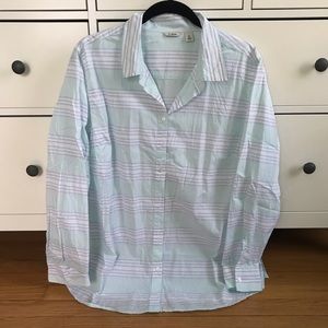 LL Bean Pastel Button Down Shirt
